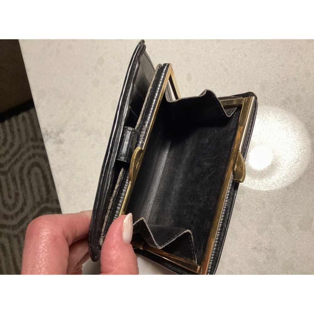 Louis Vuitton Epi Leather Bifold Wallet Coin Purse Black - Picture 9 of 16